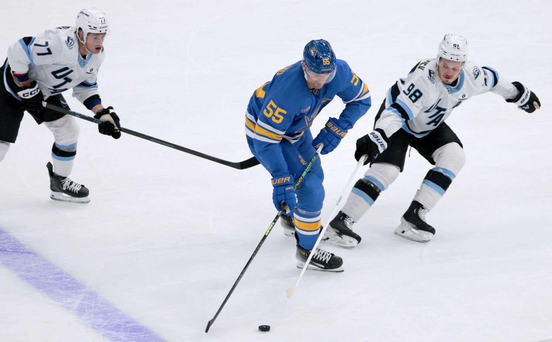 Blues host the Mammoth